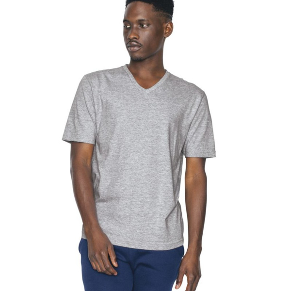 Unisex Fine Jersey Classic V-Neck Tee Thumbnail