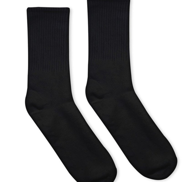 USA-Made Solid Crew Socks Thumbnail