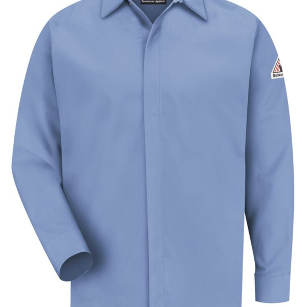 Men's Tall Concealed-Gripper Pocketless Long Sleeve Shirt - CoolTouch® 2 Thumbnail